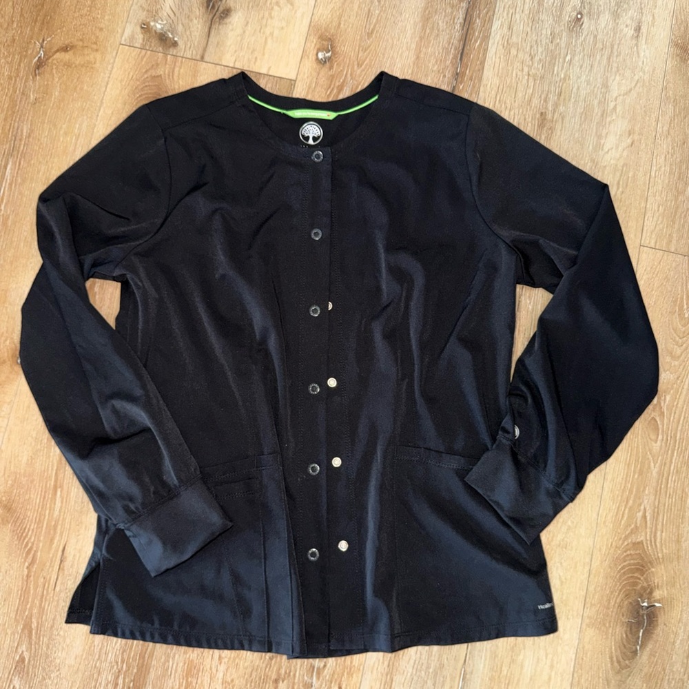 Healing hands scrub Jacket size large